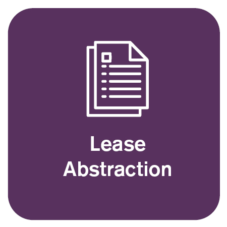 Lease abstraction paperwork